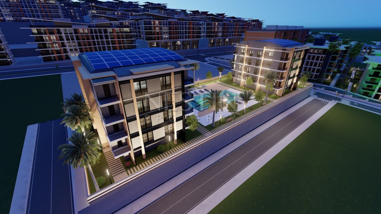 Новый жилой комплекс на стадии строительства в районе Кепез город Анталья фото 5