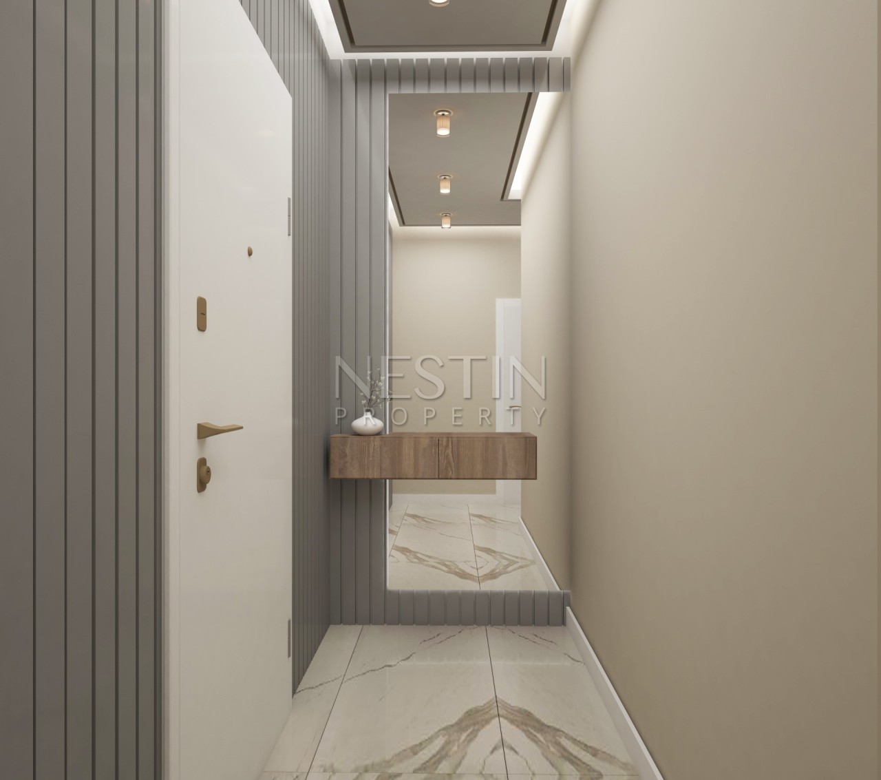 Новый жилой комплекс на стадии строительства в районе Конаклы фото 14