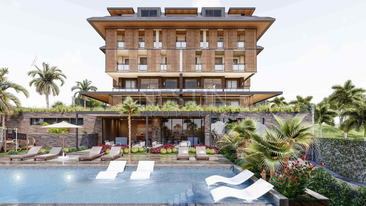 Новый жилой комплекс на стадии строительства в районе Джикджилли фото 4