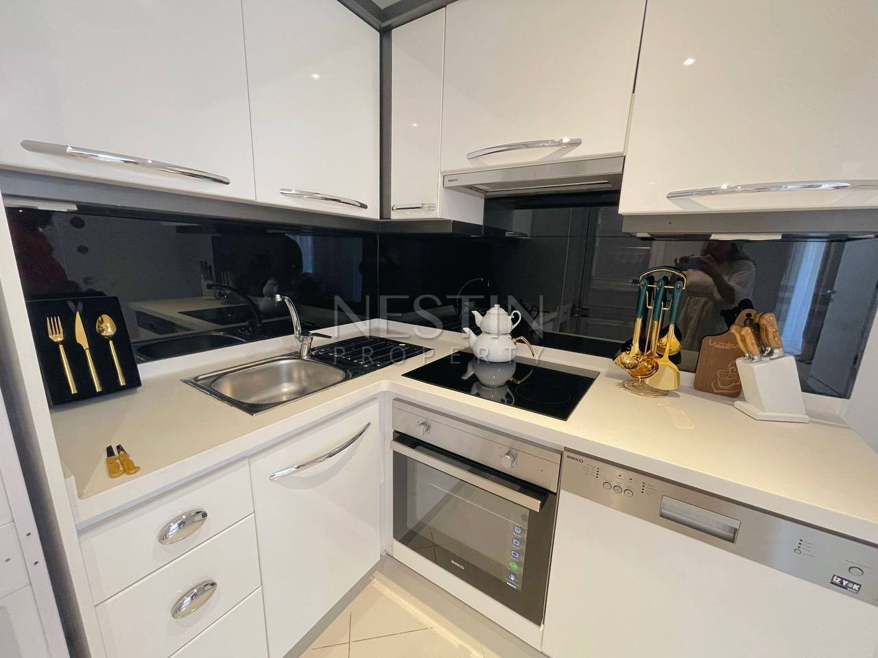 Квартира 1+1 в районе Оба в 200 м от Средиземного моря фото 2