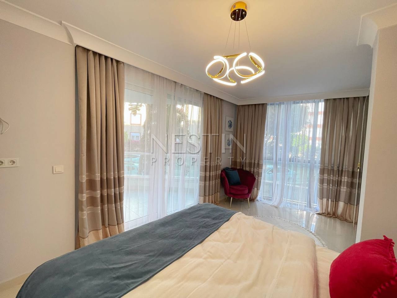 Квартира 1+1 в районе Оба в 200 м от Средиземного моря фото 9