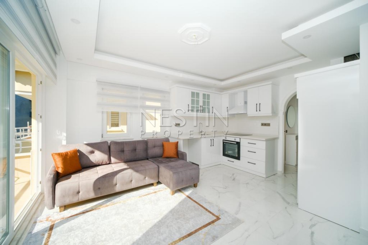 Квартира 1+1 в районе Оба в 50 м от Средиземного моря фото 2