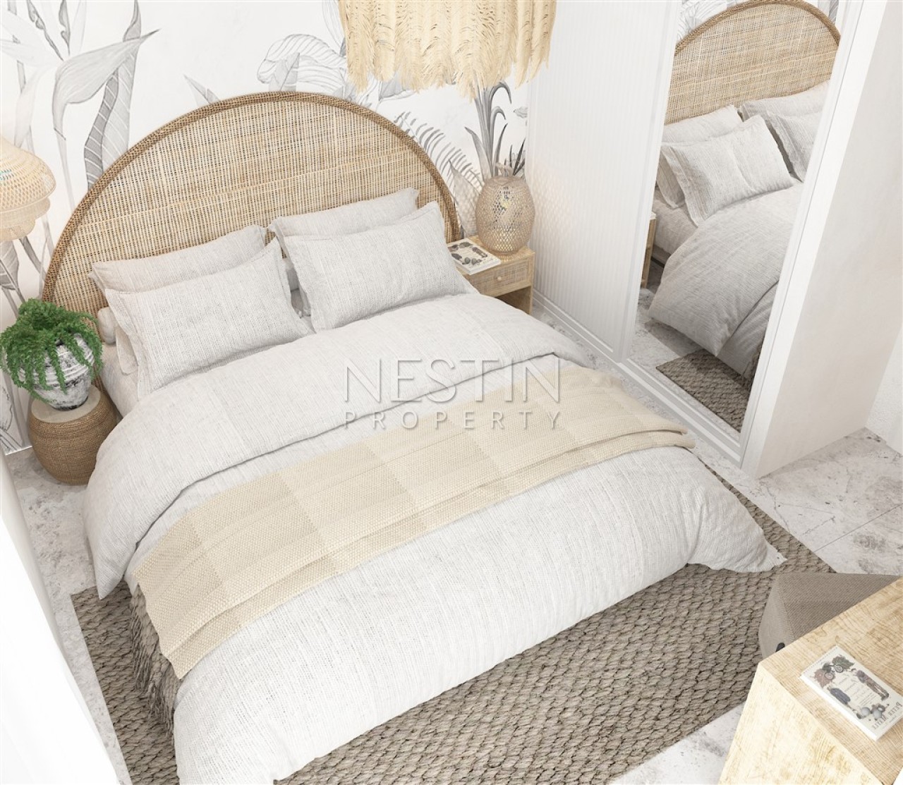 Новый жилой комплекс на стадии строительства в городе Бодрум в районе Гумушлюк фото 19