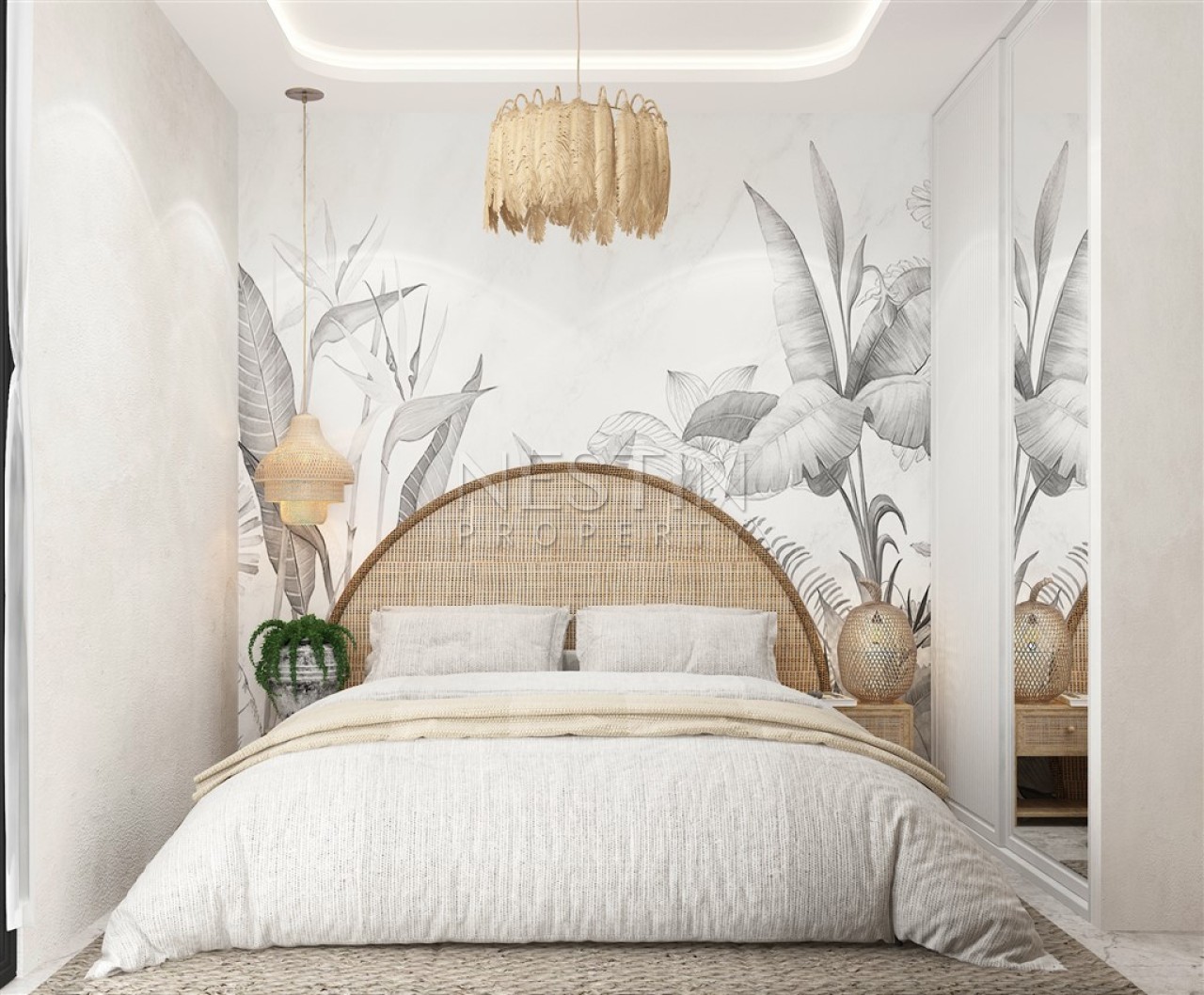 Новый жилой комплекс на стадии строительства в городе Бодрум в районе Гумушлюк фото 20