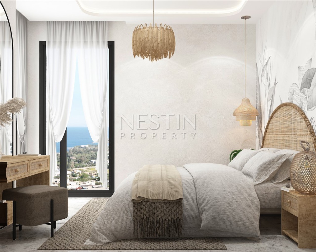 Новый жилой комплекс на стадии строительства в городе Бодрум в районе Гумушлюк фото 21