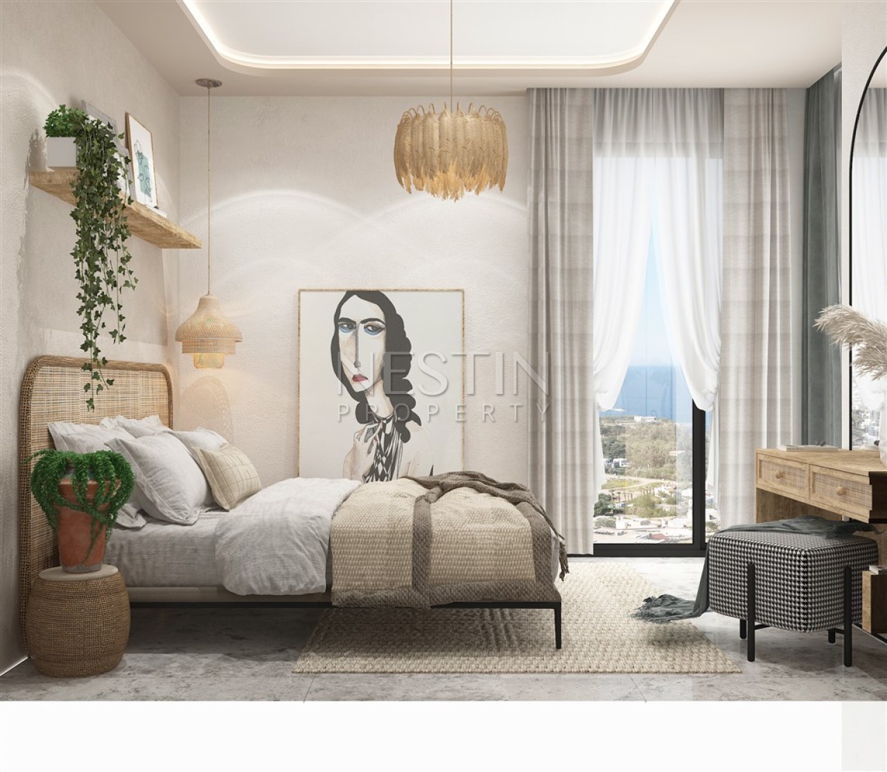 Новый жилой комплекс на стадии строительства в городе Бодрум в районе Гумушлюк фото 25