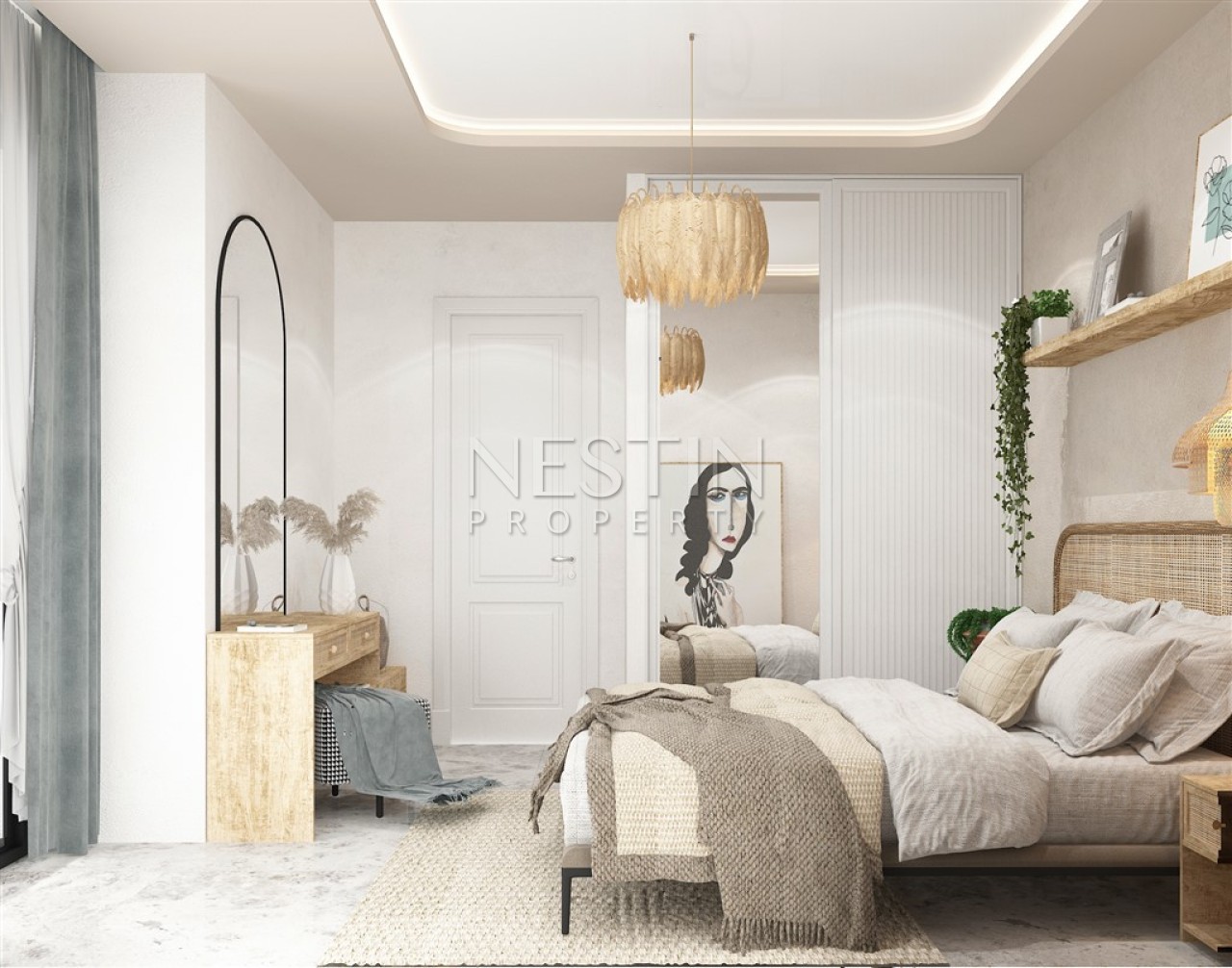 Новый жилой комплекс на стадии строительства в городе Бодрум в районе Гумушлюк фото 27