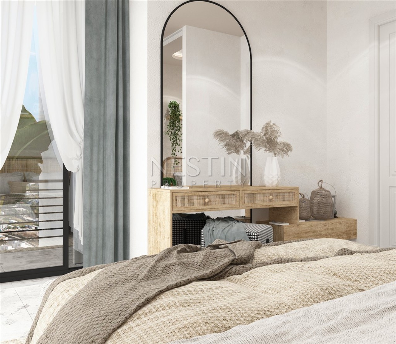 Новый жилой комплекс на стадии строительства в городе Бодрум в районе Гумушлюк фото 29