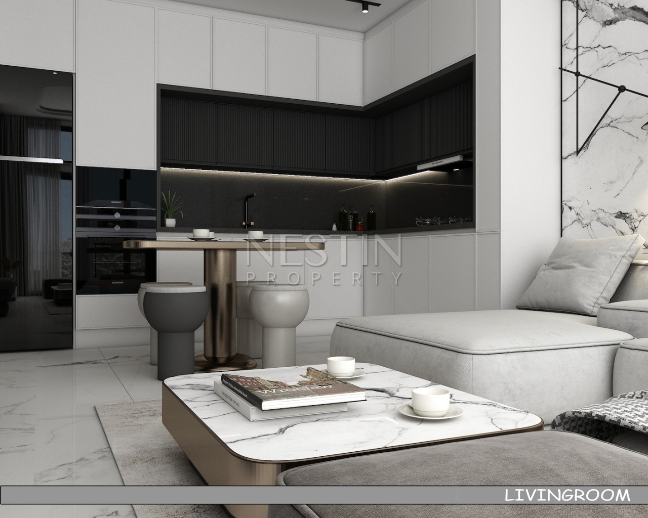 Элитный ЖК премиум класса на стадии строительства в районе Каргыджак фото 9