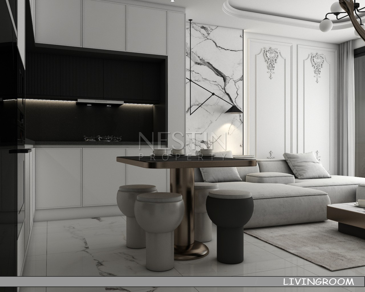 Элитный ЖК премиум класса на стадии строительства в районе Каргыджак фото 10