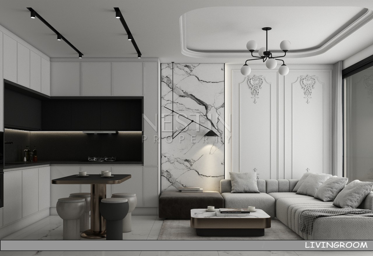 Элитный ЖК премиум класса на стадии строительства в районе Каргыджак фото 11