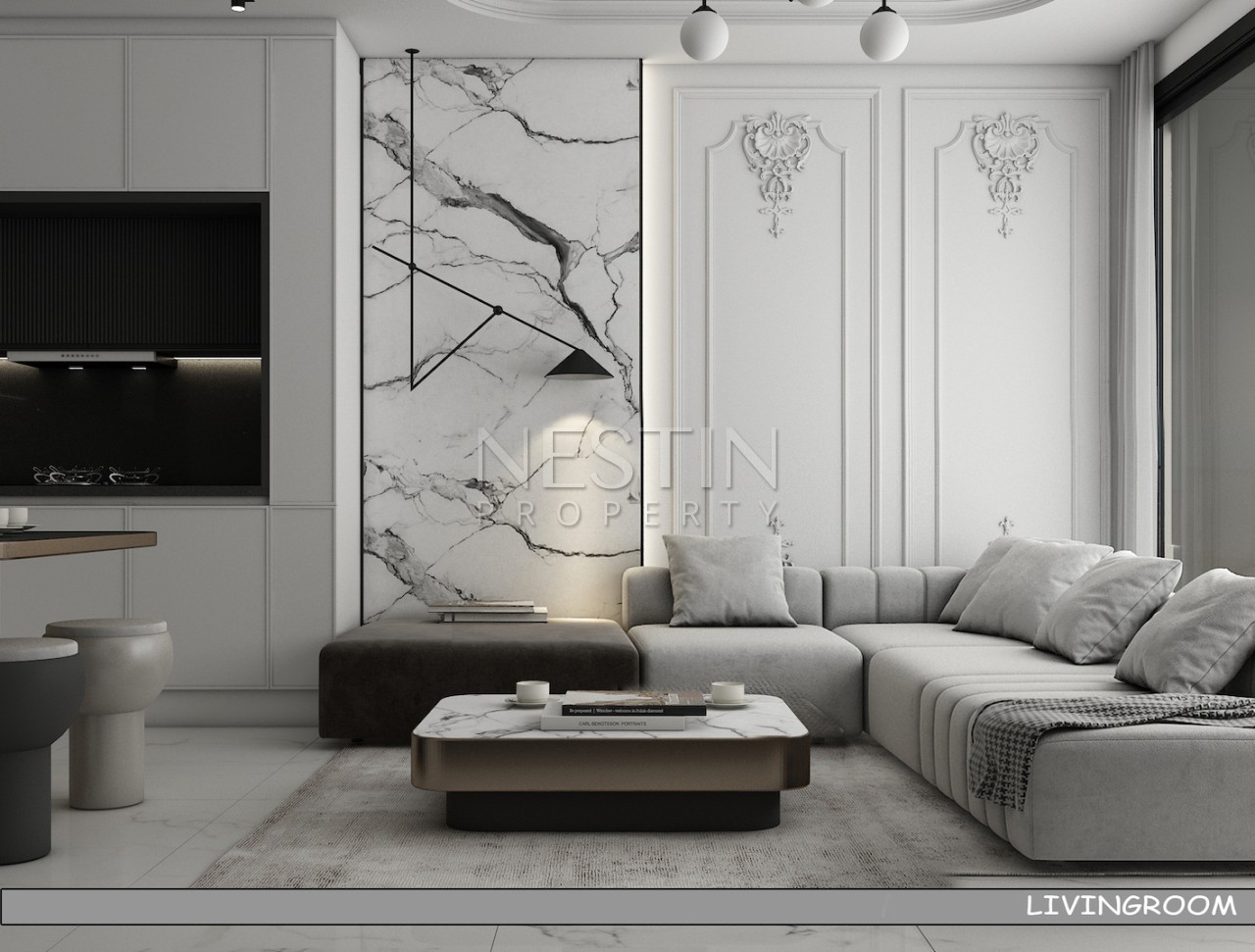 Элитный ЖК премиум класса на стадии строительства в районе Каргыджак фото 12