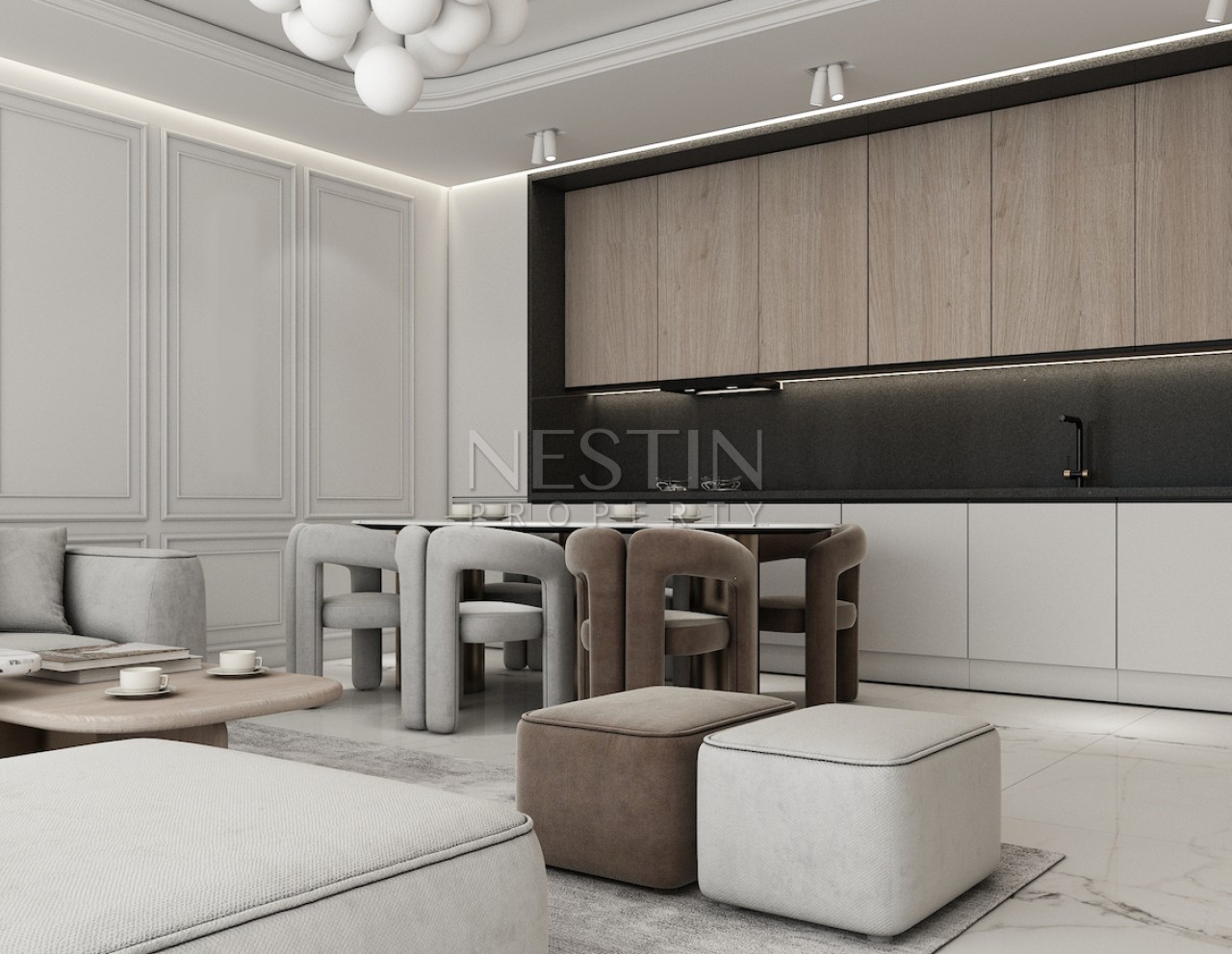 Элитный ЖК премиум класса на стадии строительства в районе Каргыджак фото 24