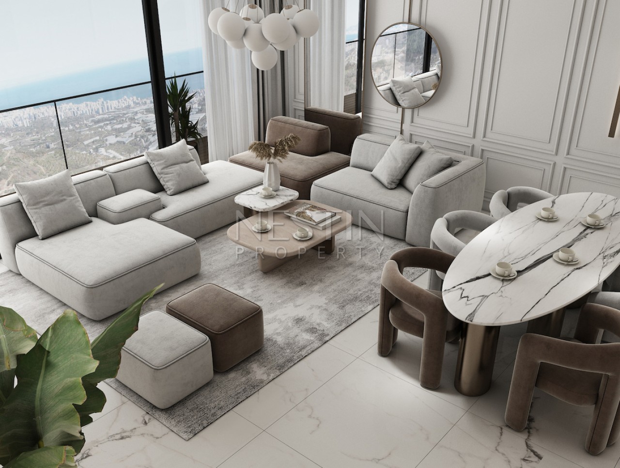 Элитный ЖК премиум класса на стадии строительства в районе Каргыджак фото 27