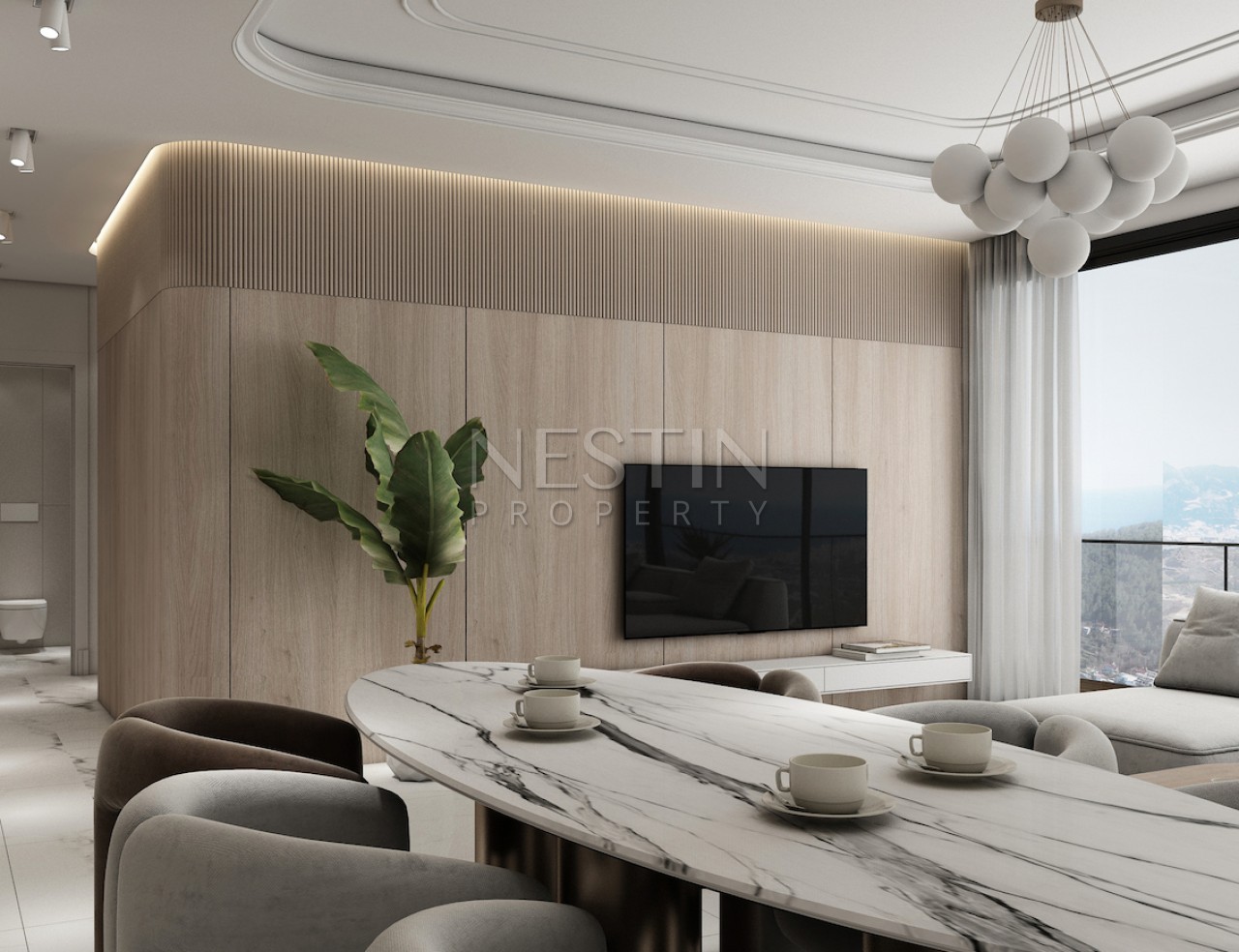 Элитный ЖК премиум класса на стадии строительства в районе Каргыджак фото 28