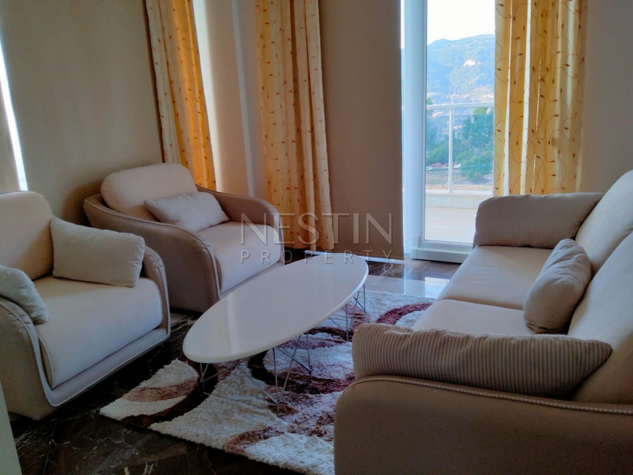 Вилла 3+1 в центре города Аланья в районе Бекташ с видом на море и горы фото 8