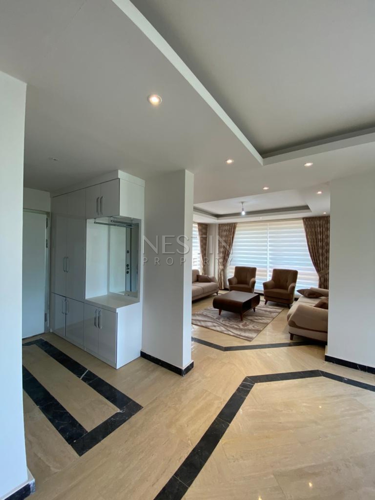 Вилла 3+1 в центре города Аланья в районе Бекташ с видом на море фото 5