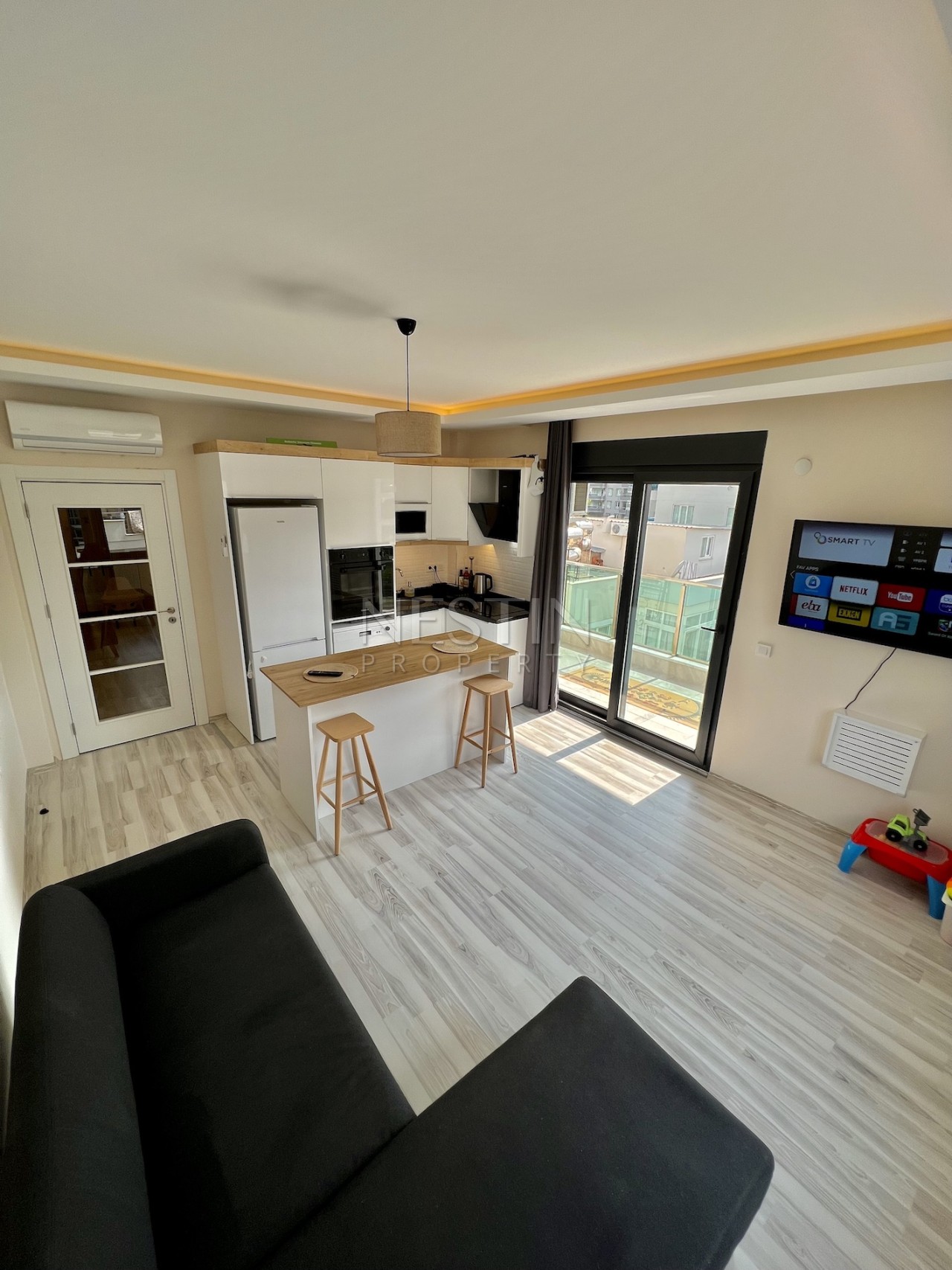 Квартира 1+1 в районе Тосмур в 600 м от Средиземного моря фото 5