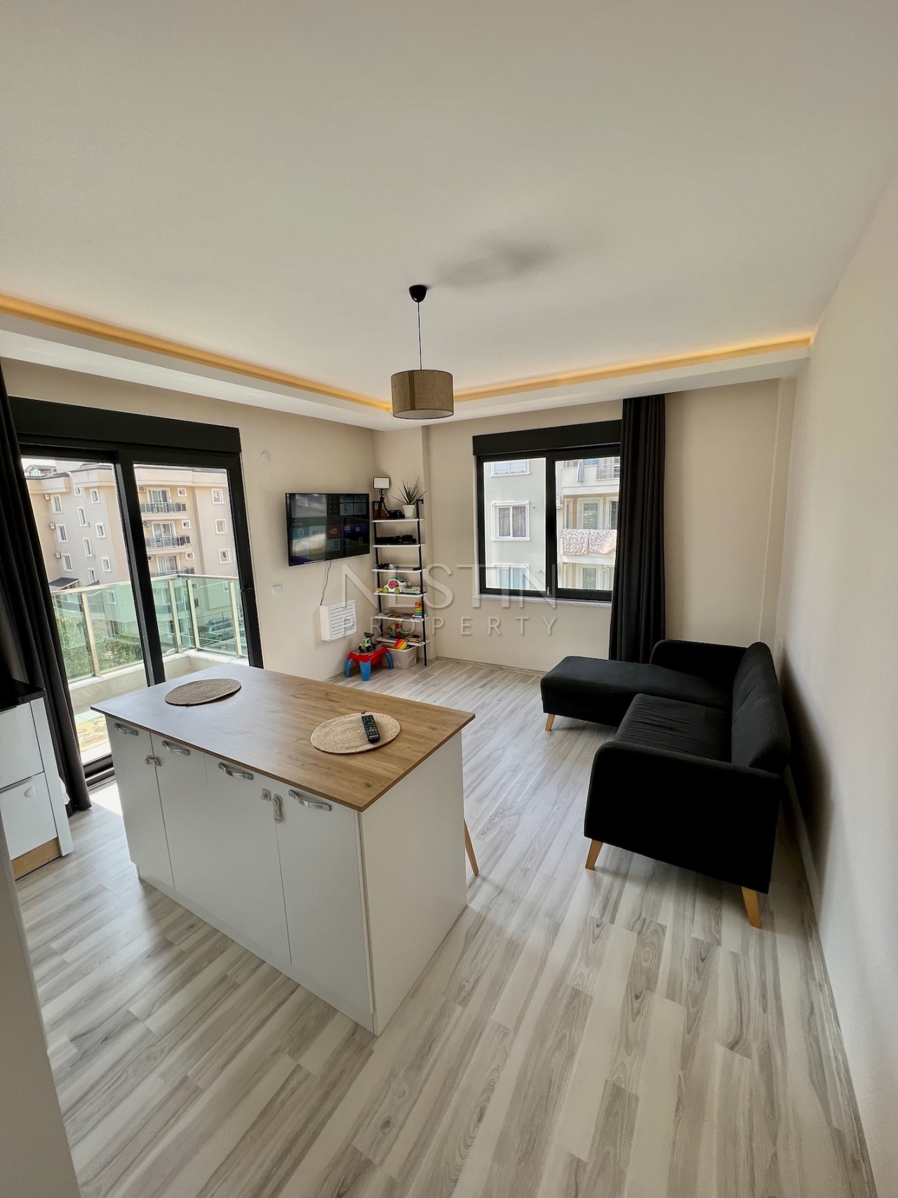 Квартира 1+1 в районе Тосмур в 600 м от Средиземного моря фото 7