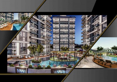 Квартира 1+1 в роскошном комплексе на стадии строительства в Махмутларе фото 2