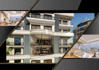 Квартира 1+1 в роскошном комплексе на стадии строительства в Махмутларе фото 8