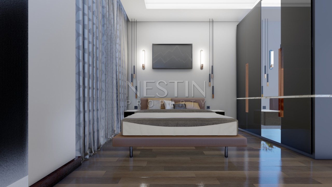 Новый жилой дом на стадии строительства в центре города Аланья в 350 м от Средиземного моря фото 11