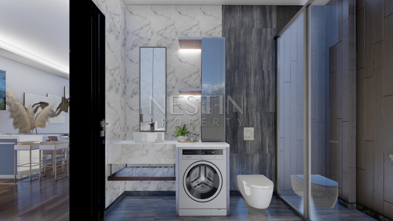 Новый жилой дом на стадии строительства в центре города Аланья в 350 м от Средиземного моря фото 14