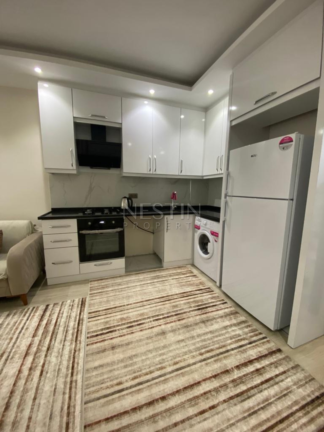 Квартира 1+1 в городе Газипаша с видом на горы фото 2