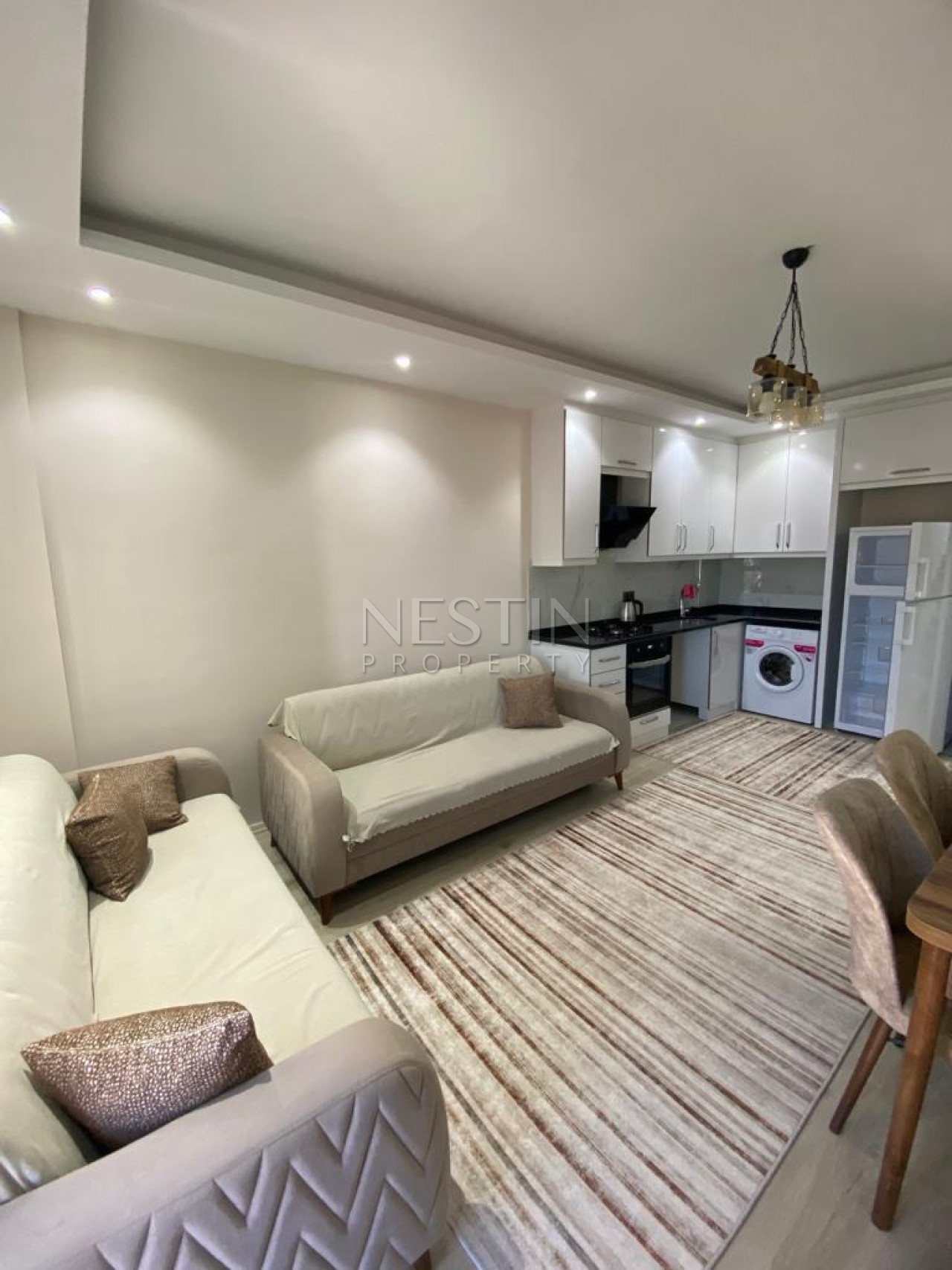 Квартира 1+1 в городе Газипаша с видом на горы фото 3