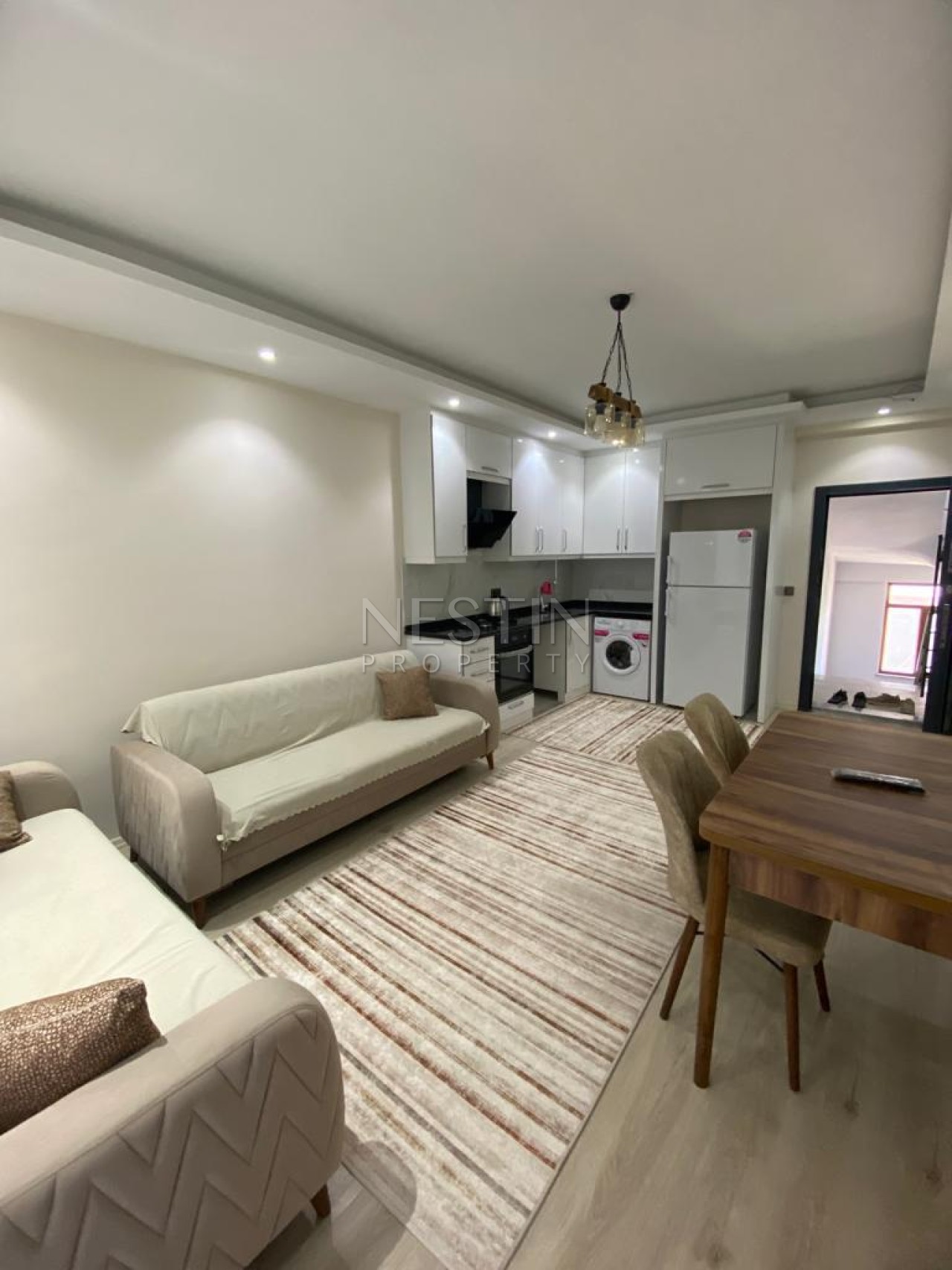 Квартира 1+1 в городе Газипаша с видом на горы фото 4