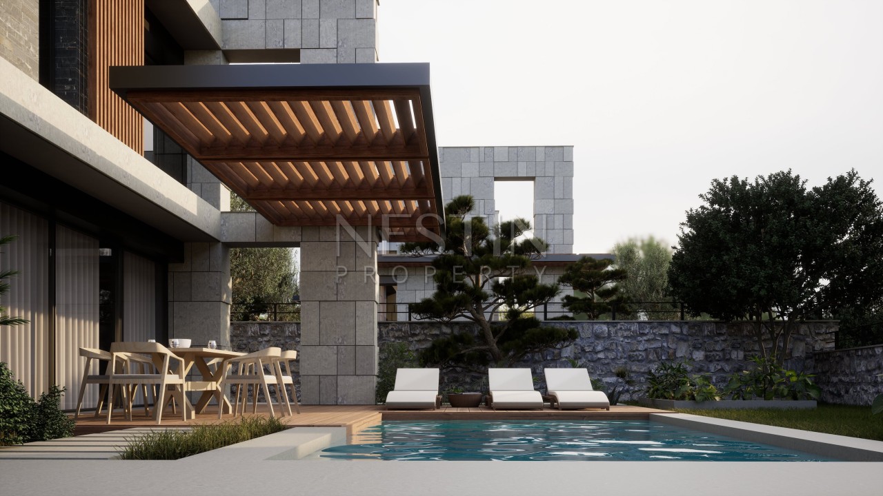 Виллы в городе Бодрум в районе Гюмюшлюк в 1200 м от моря фото 7