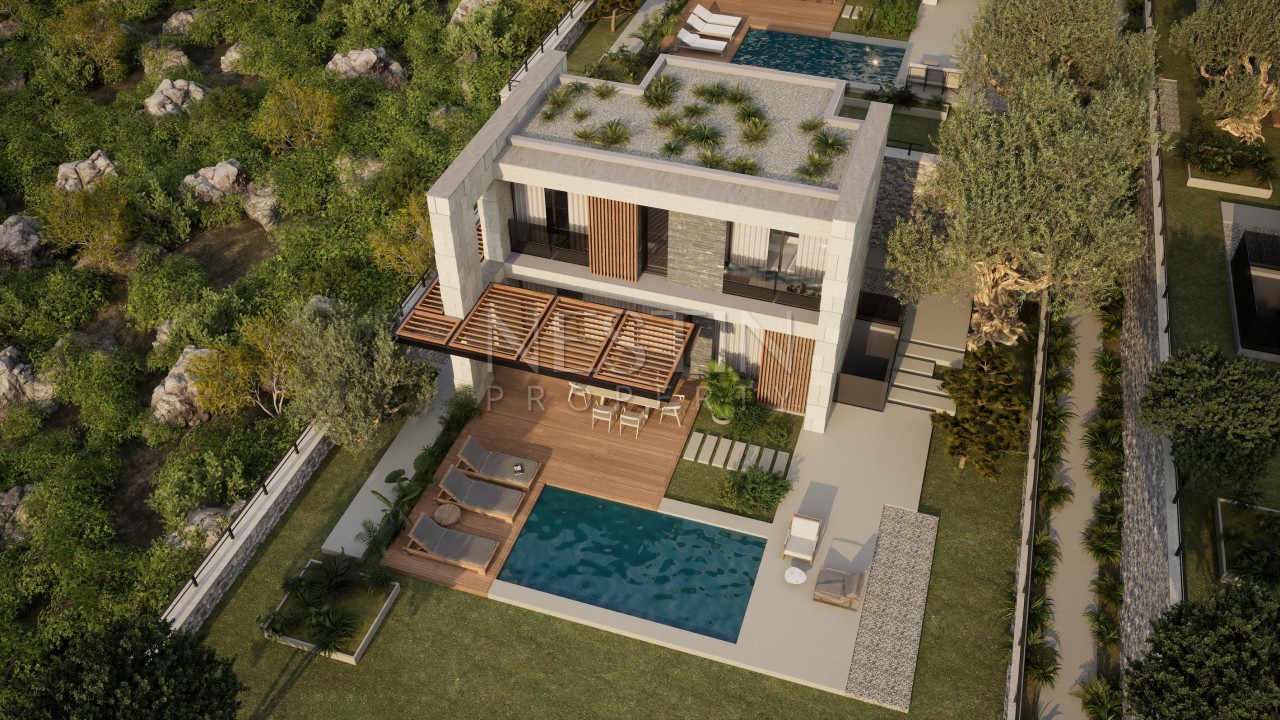 Виллы в городе Бодрум в районе Гюмюшлюк в 1200 м от моря фото 10