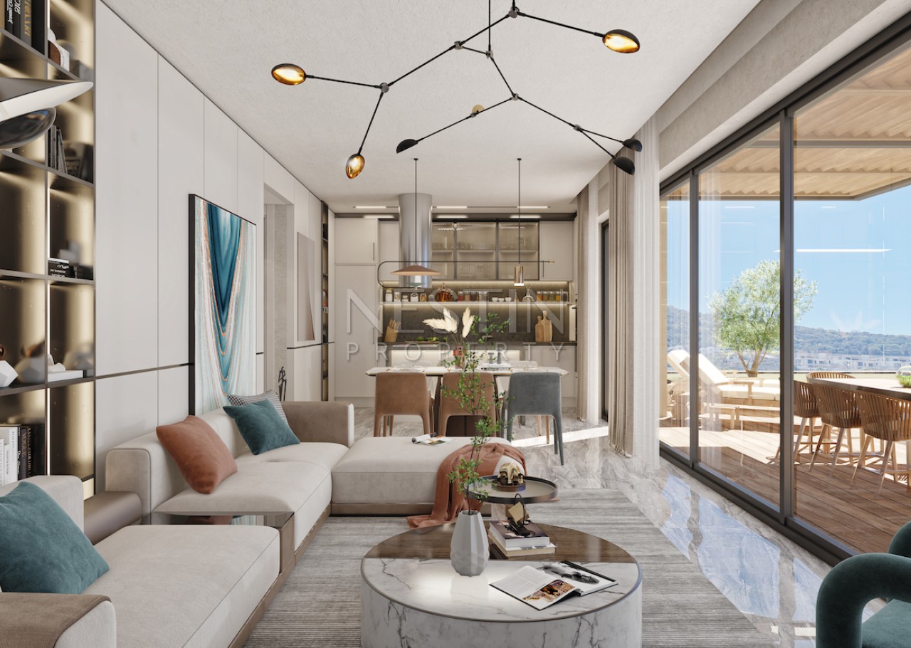 Виллы в городе Бодрум в районе Гюмюшлюк в 1200 м от моря фото 16