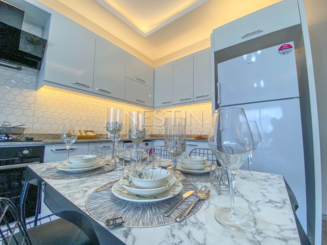 Квартира 1+1 в районе Демирташ в 800 м от Средиземного моря фото 2