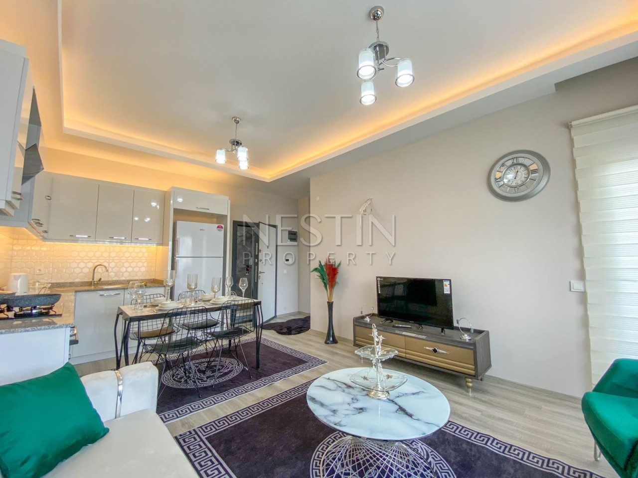 Квартира 1+1 в районе Демирташ в 800 м от Средиземного моря фото 5