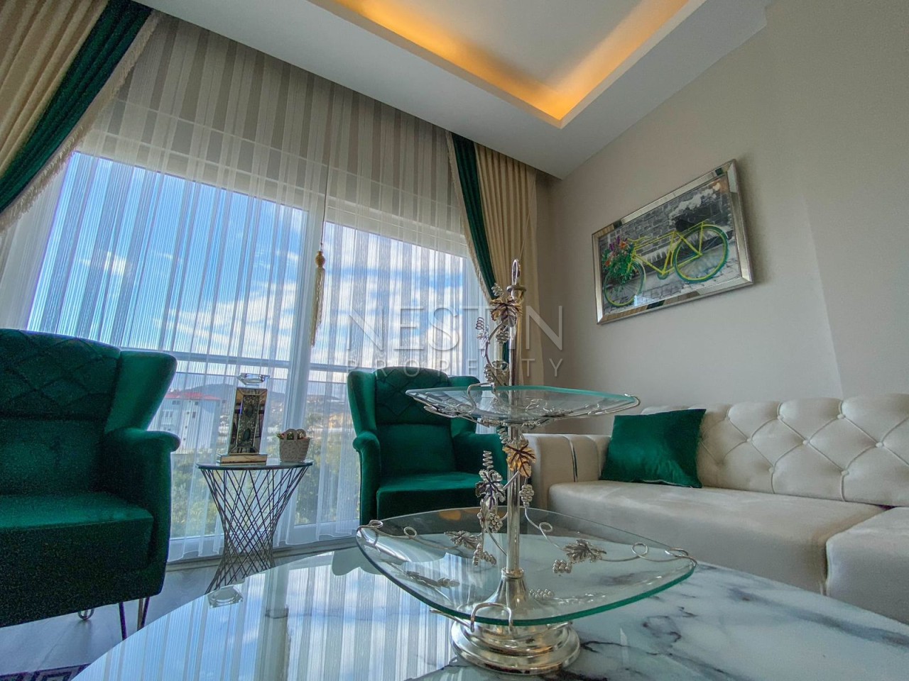 Квартира 1+1 в районе Демирташ в 800 м от Средиземного моря фото 7