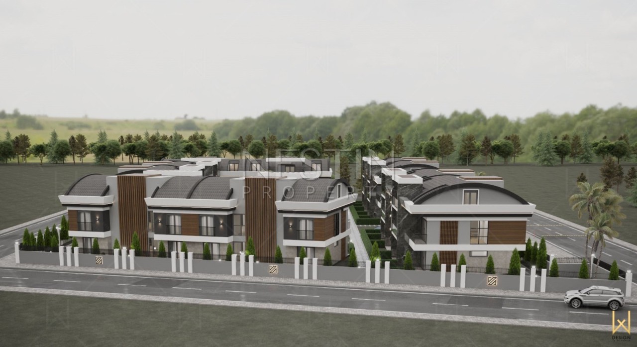 Жилой комплекс в городе Белек (Анталья) на стадии строительства фото 9