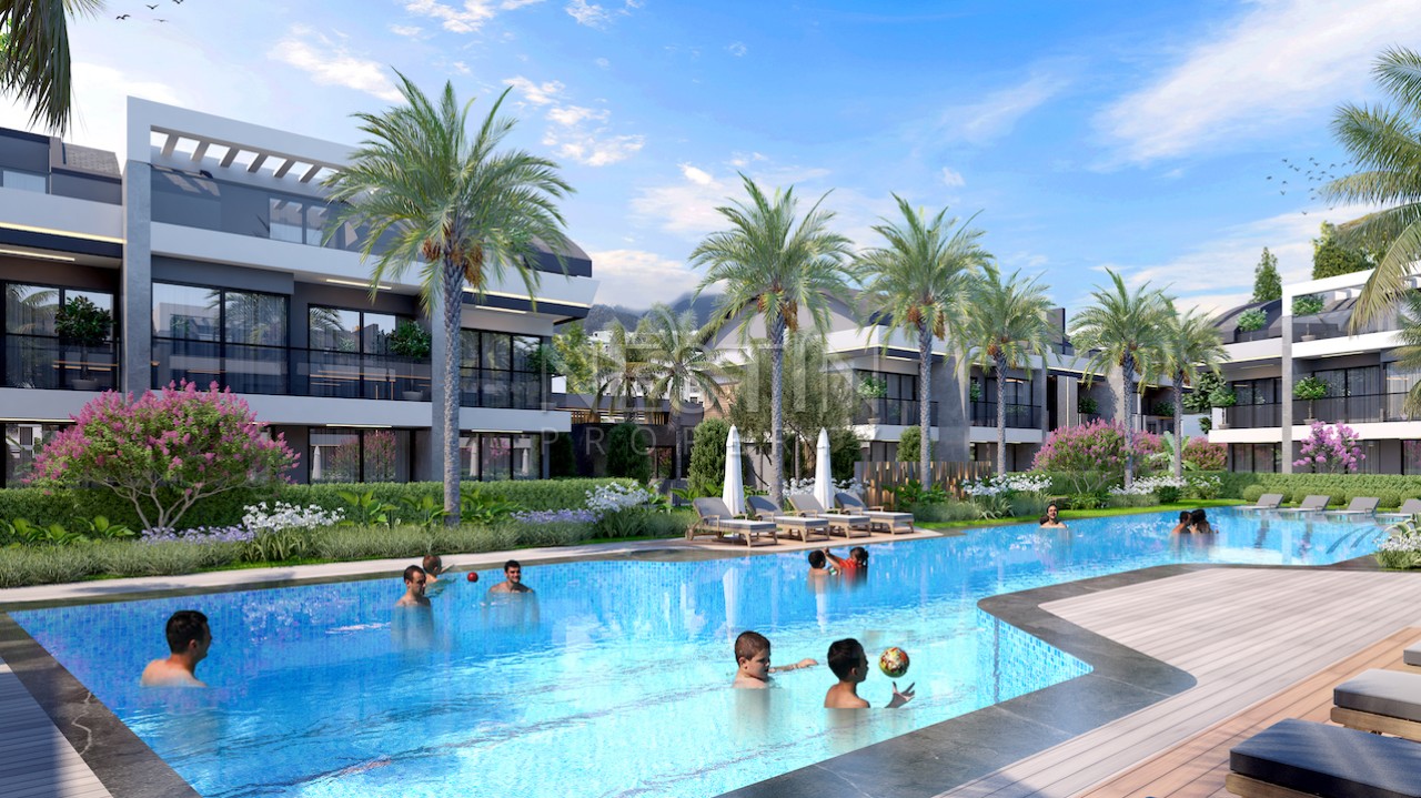 Жилой комплекс в городе Белек (Анталья) на стадии строительства фото 16