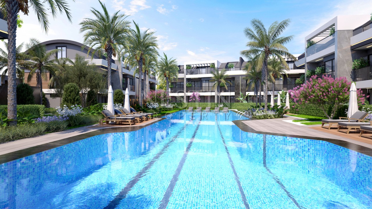 Жилой комплекс в городе Белек (Анталья) на стадии строительства фото 19