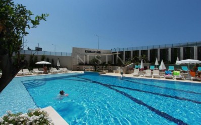 Квартира 1+1 с прямым видом на море в комплексе Люкс в Махмутларе фото 4