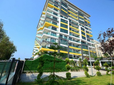 Квартира 1+1 с прямым видом на море в комплексе Люкс в Махмутларе фото 2
