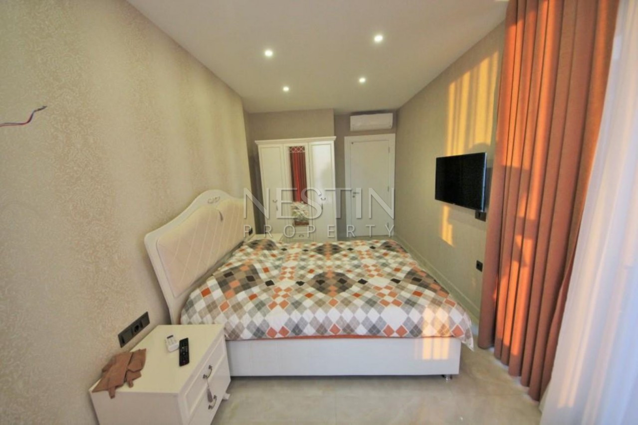 Квартира 1+1 с прямым видом на море в комплексе Люкс в Махмутларе фото 18