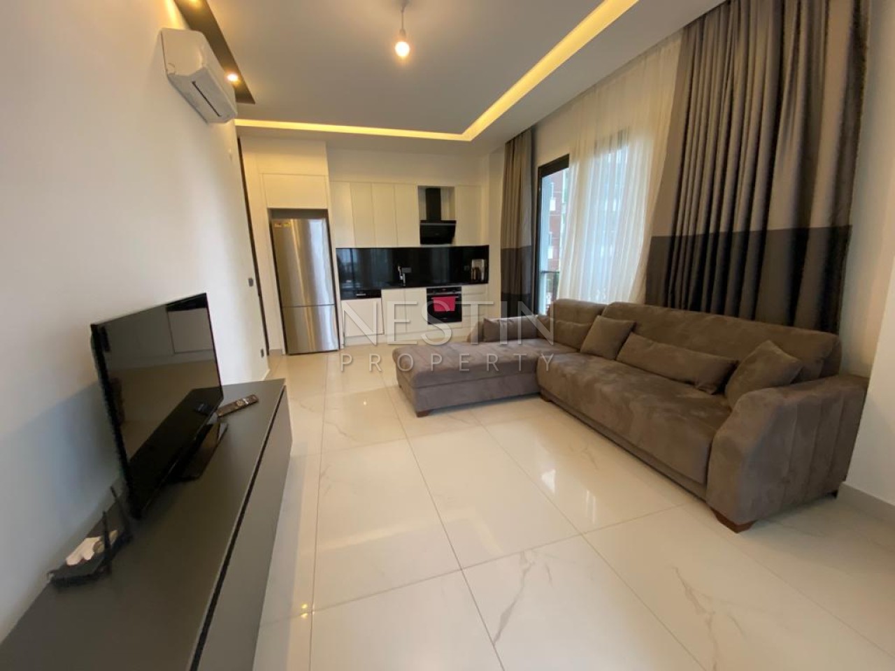 Квартира 1+1 в районе Каргыджак в 100 м от Средиземного моря фото 3