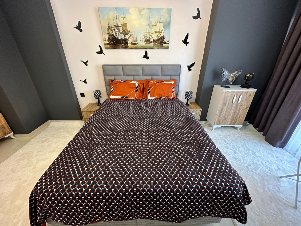 Квартира 2+1 в районе Тосмур в 400 м от Средиземного моря фото 14