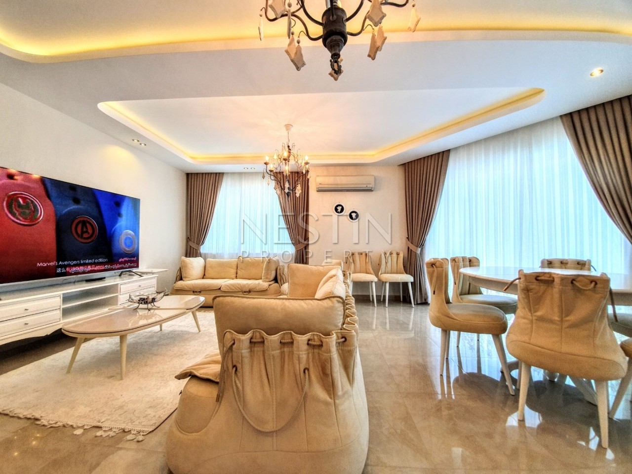 Большая квартира 3+1 с мебелью в центре Махмутлара фото 9