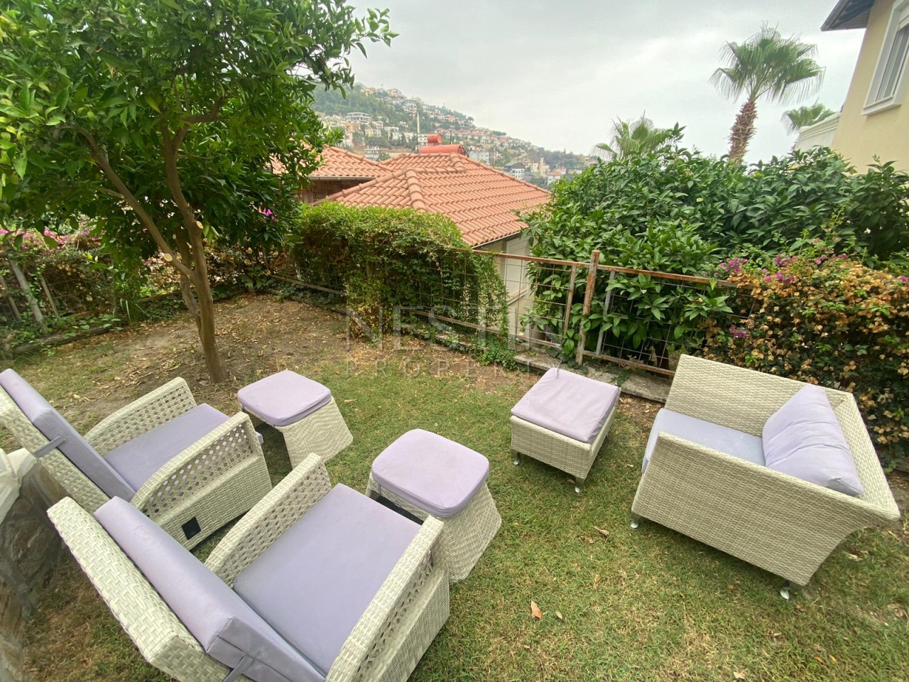 Вилла 2+1 в центре города Аланья с видом на море и горы фото 20