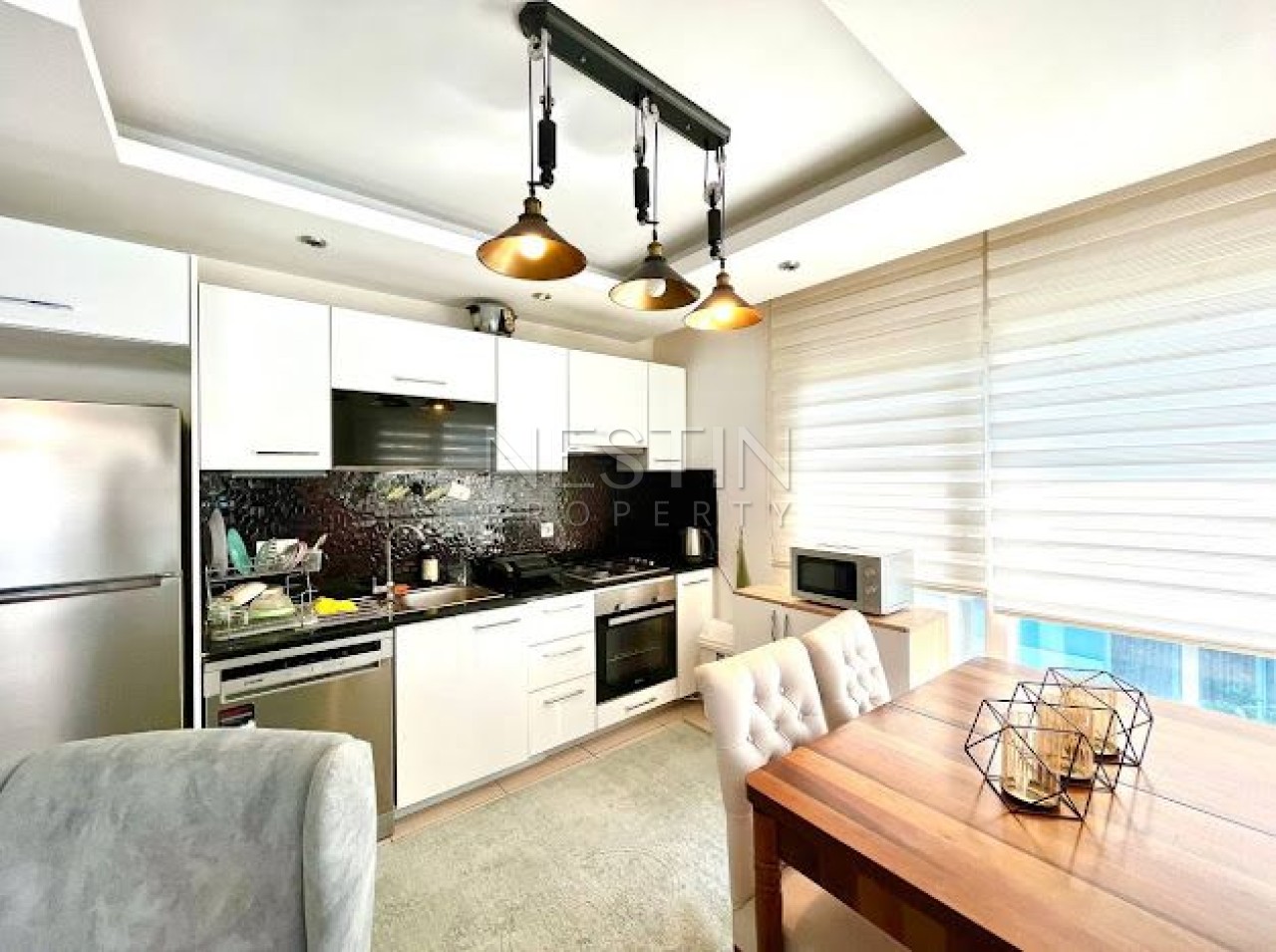 Квартира 1+1 в районе Оба в 800 м от Средиземного моря фото 2