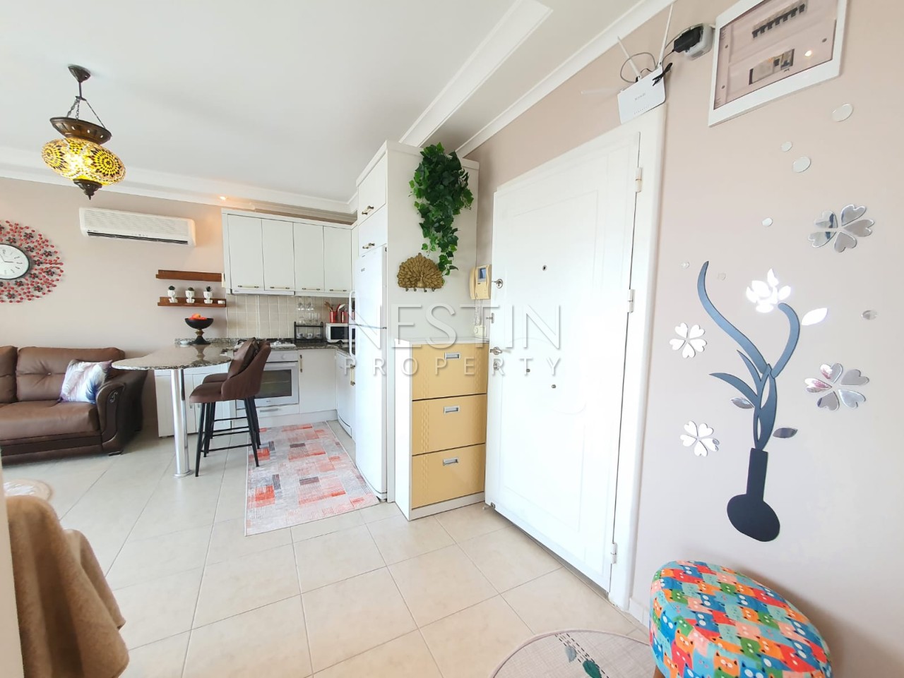 Квартира 1+1 в районе Джикджилли с видом на море и горы фото 2