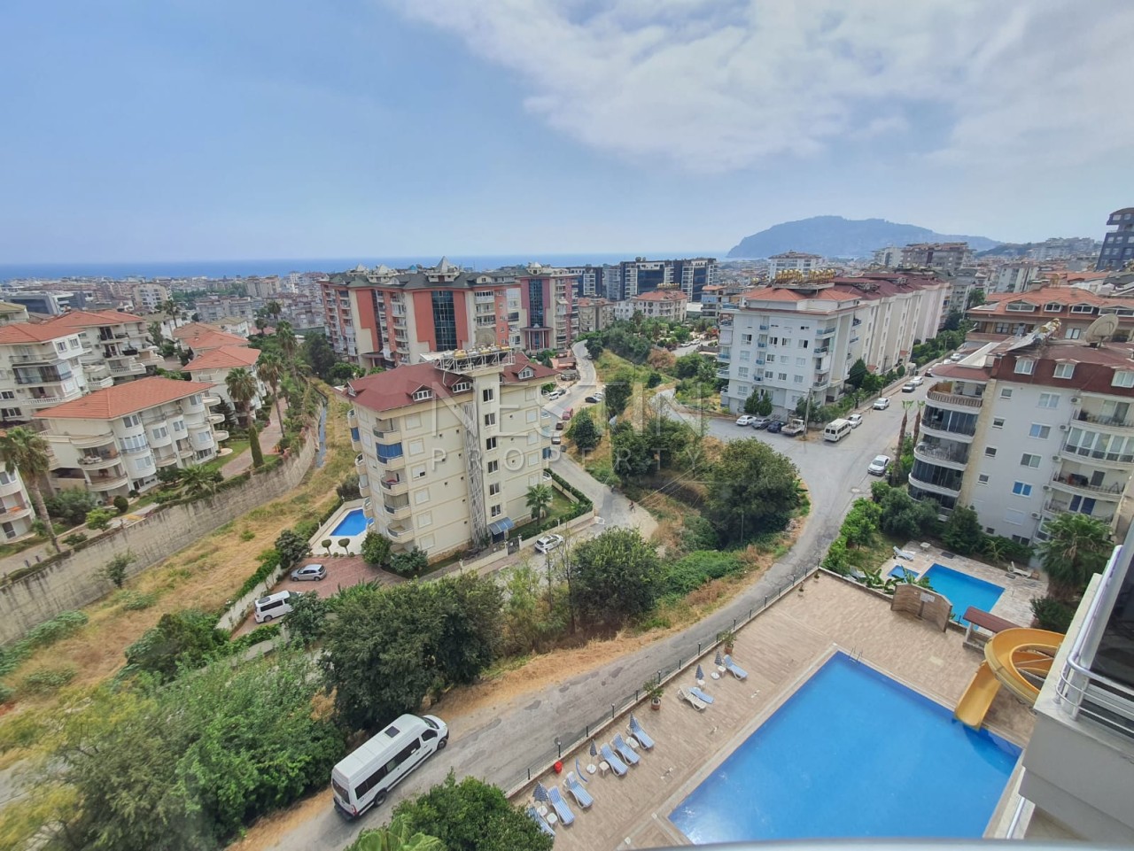 Квартира 1+1 в районе Джикджилли с видом на море и горы фото 19