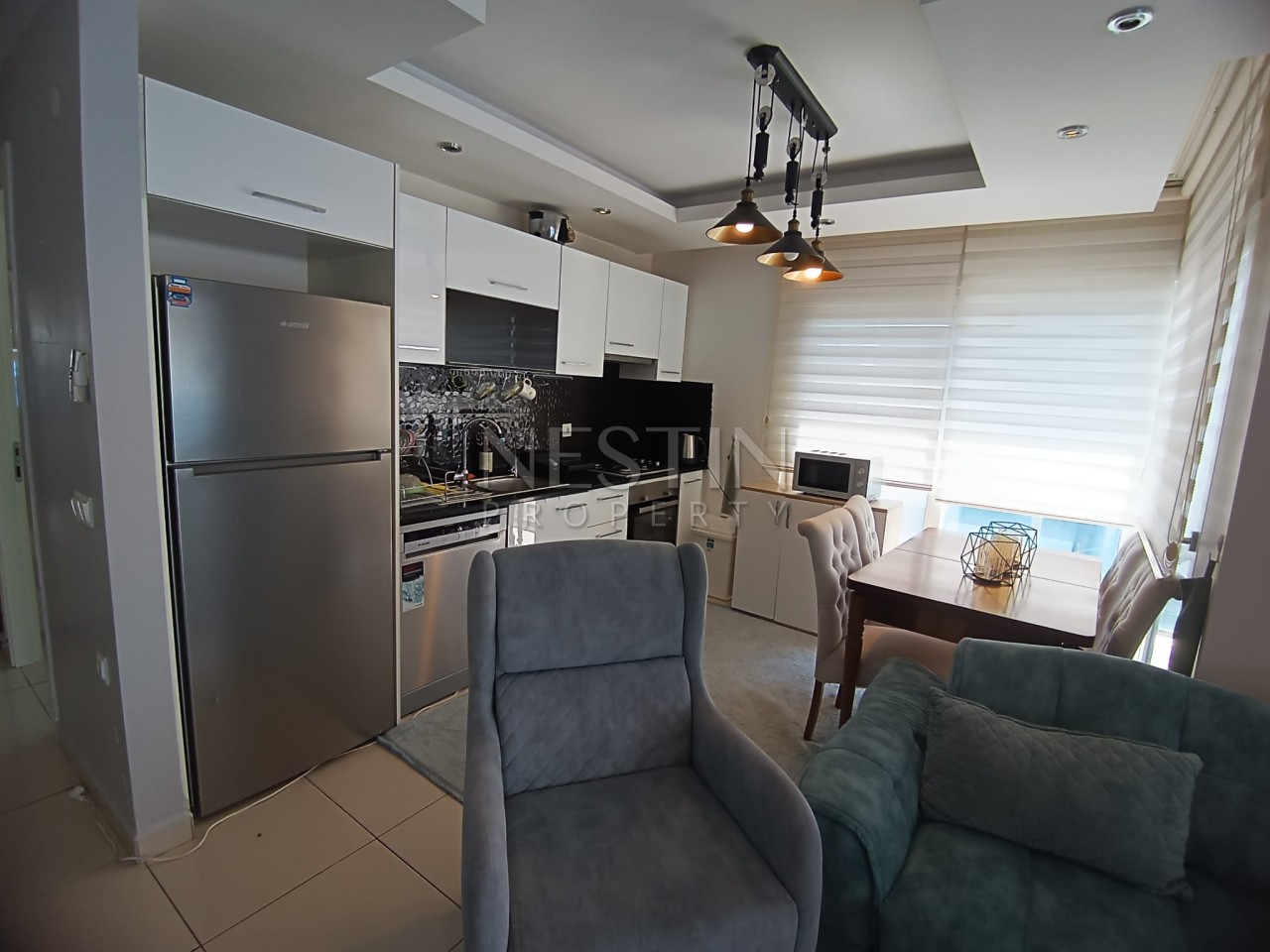 Квартира 1+1 в районе Джикджилли в 800 м от Средиземного моря фото 3